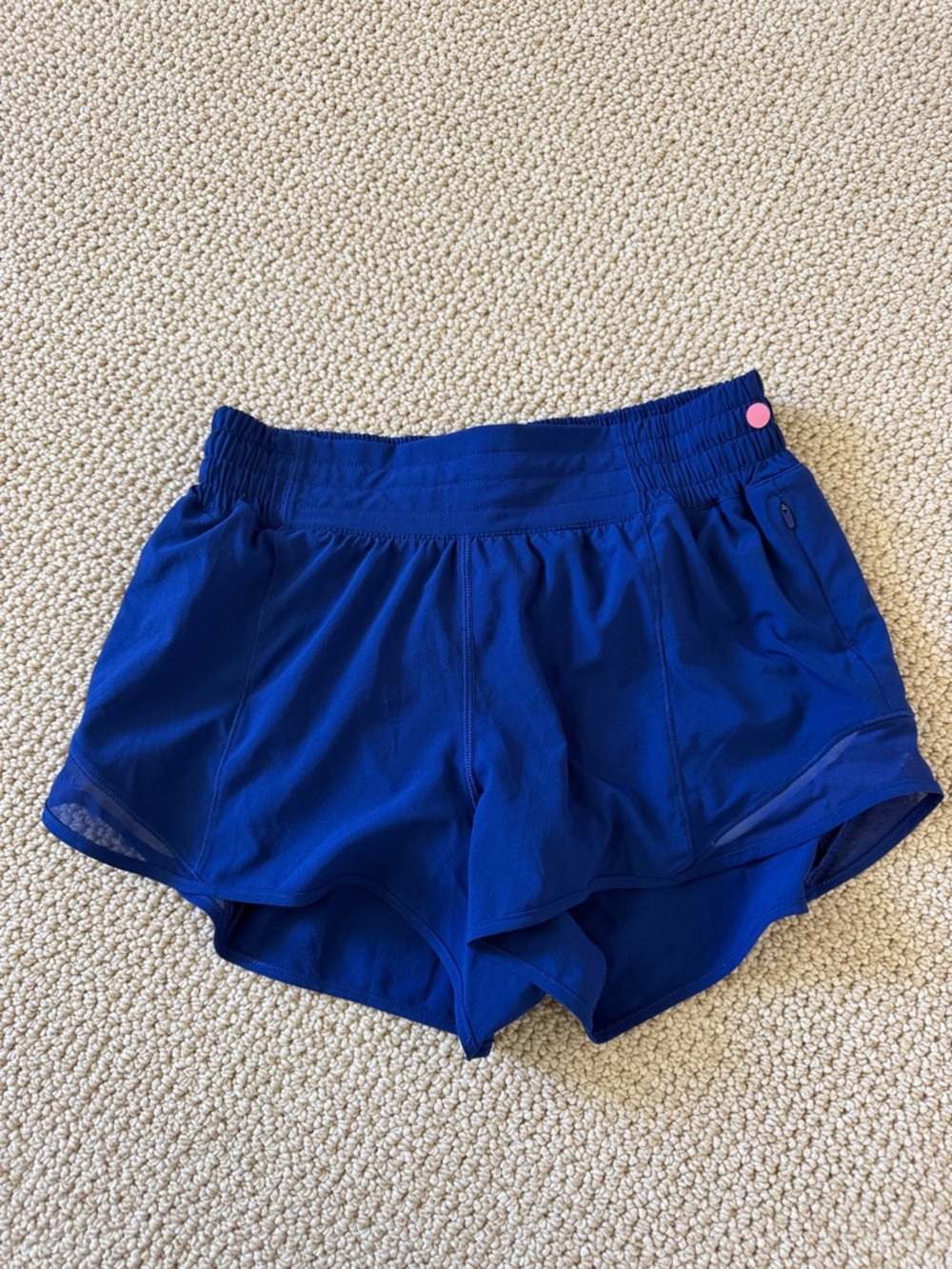 lululemon athletica Cobalt Blue Run Shorts